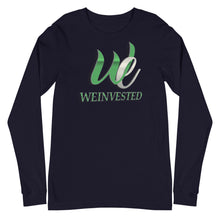 Load image into Gallery viewer, New Logo WEInvested Unisex Long Sleeve Tee
