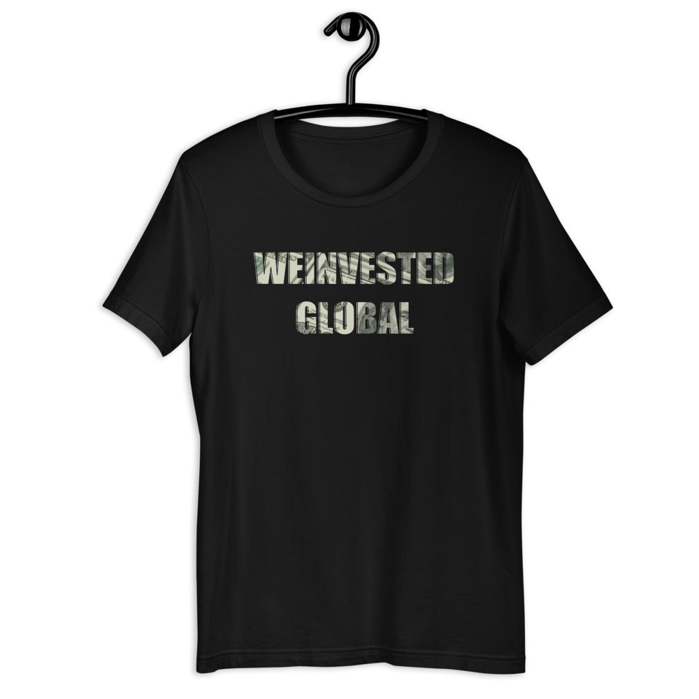 WE GLOBAL MONEY Short-Sleeve Unisex T-Shirt
